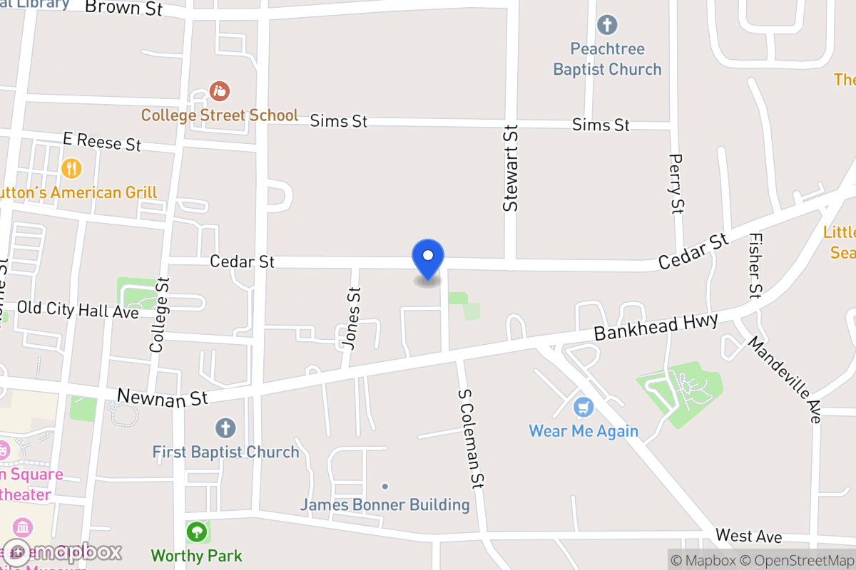 Map of 323 Cedar St