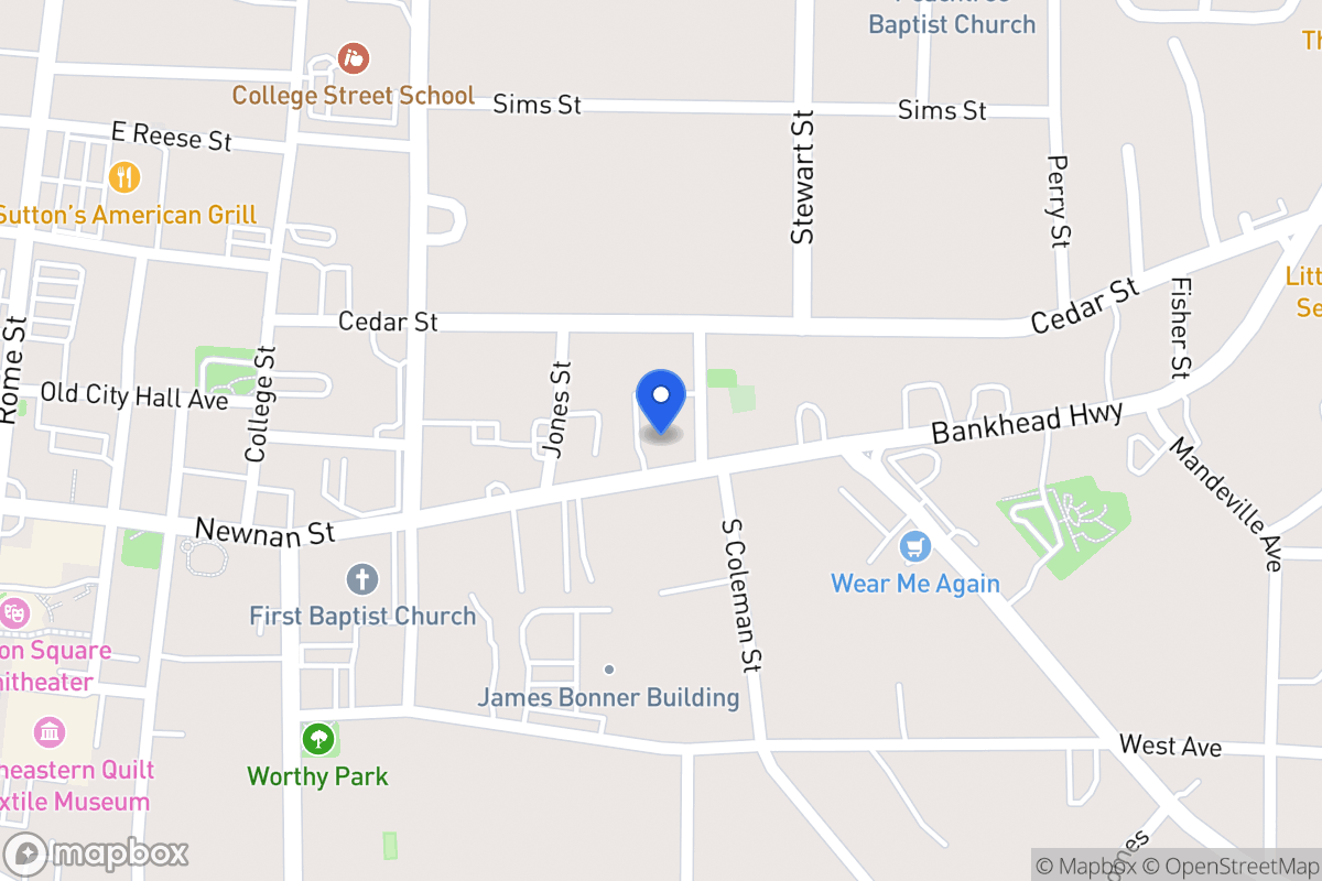 Map of 548 Newnan St