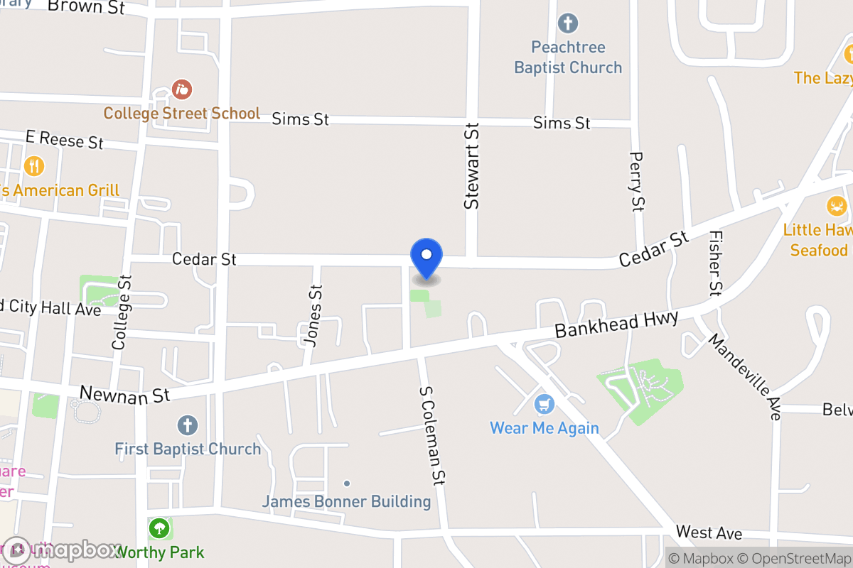 Map of 409 Cedar St