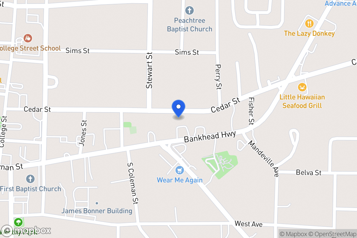 Map of 523 Cedar St