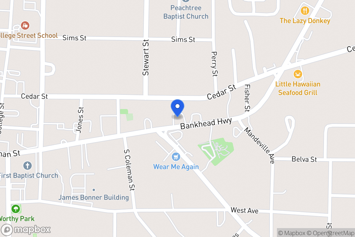 Map of 106 Bankhead Hwy