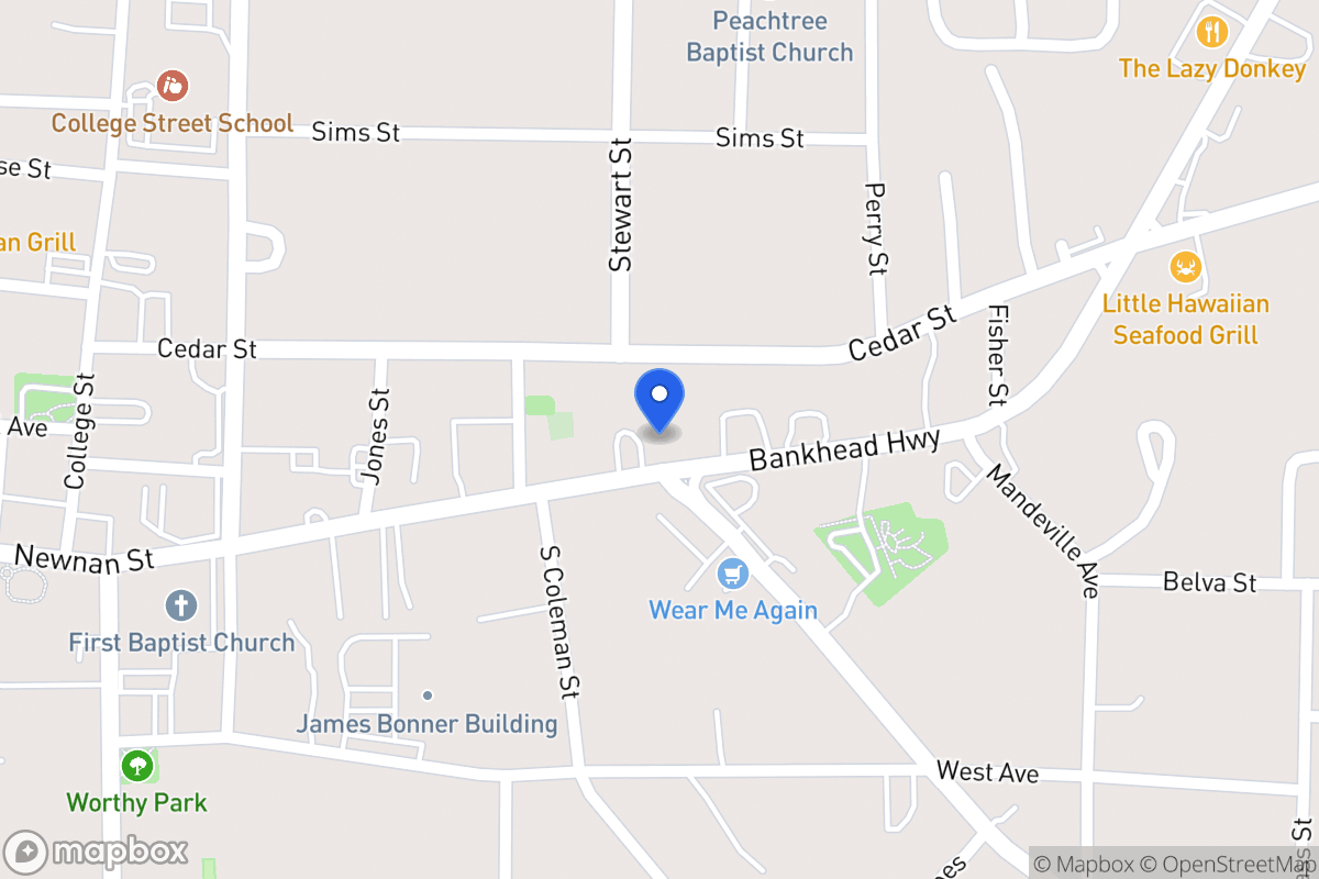 Map of 626 Newnan St