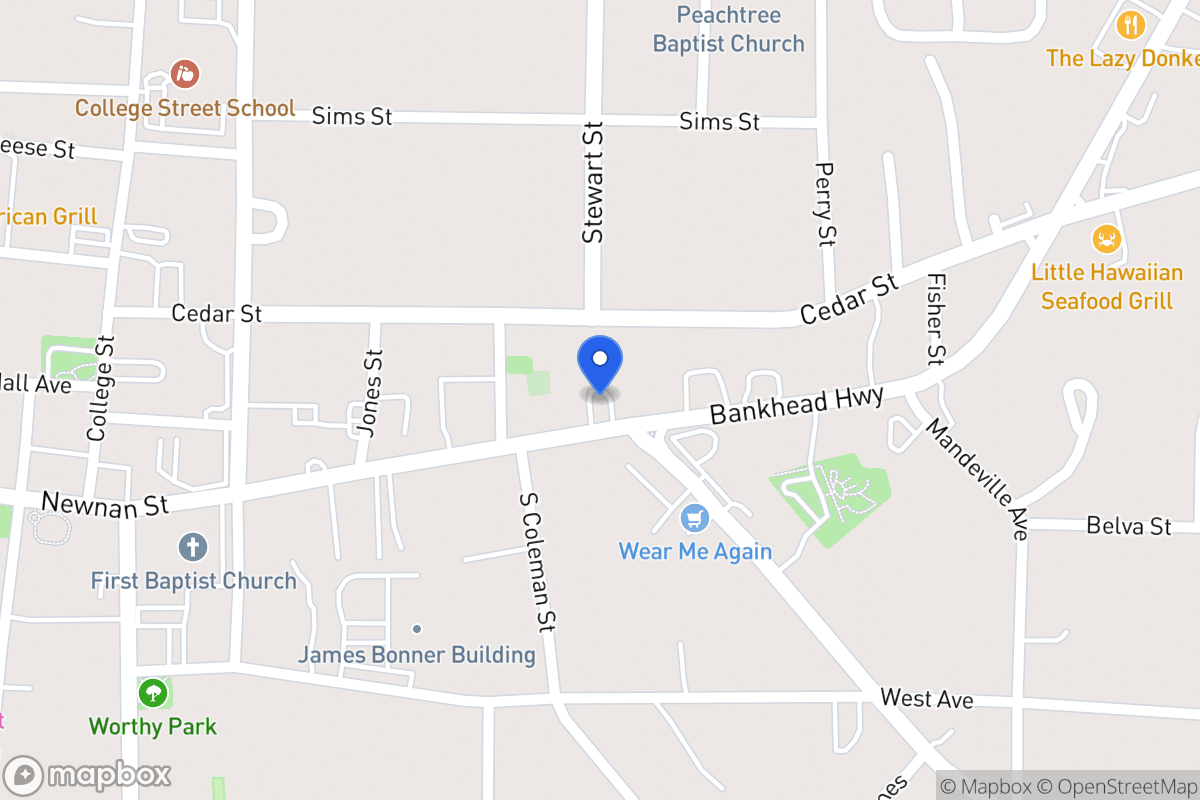 Map of 624 Newnan St
