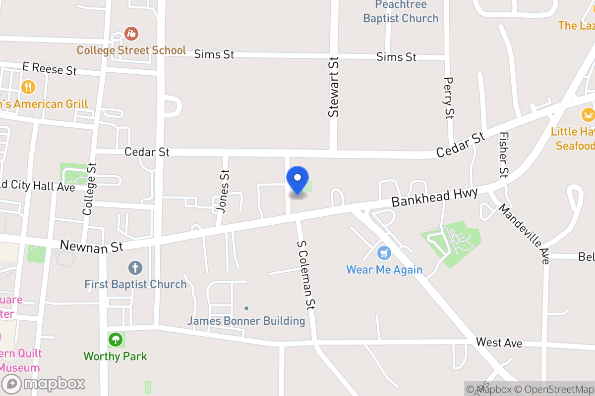 Map of 602 Newnan St