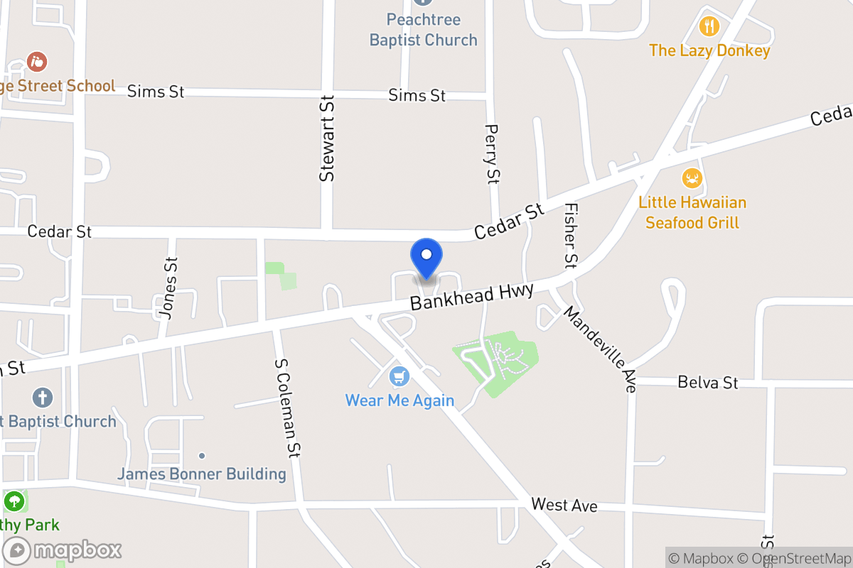 Map of 110 Bankhead Hwy