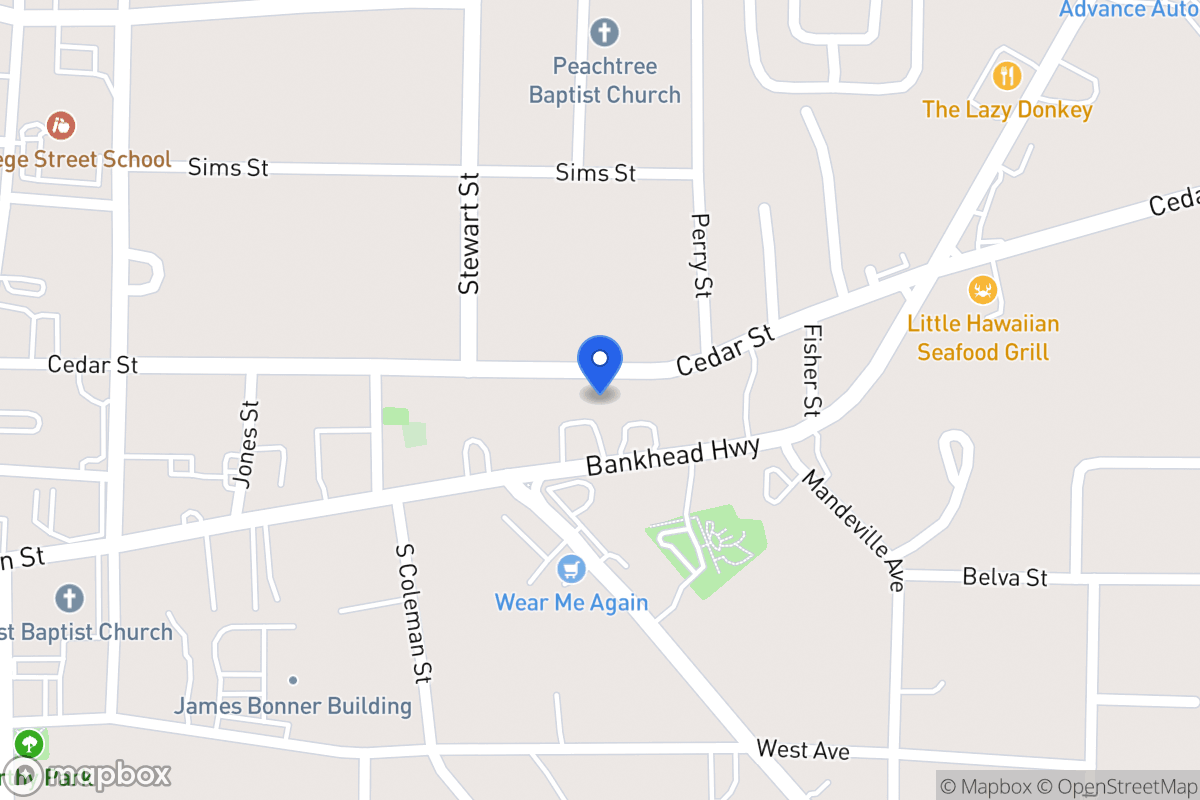 Map of 527 Cedar St