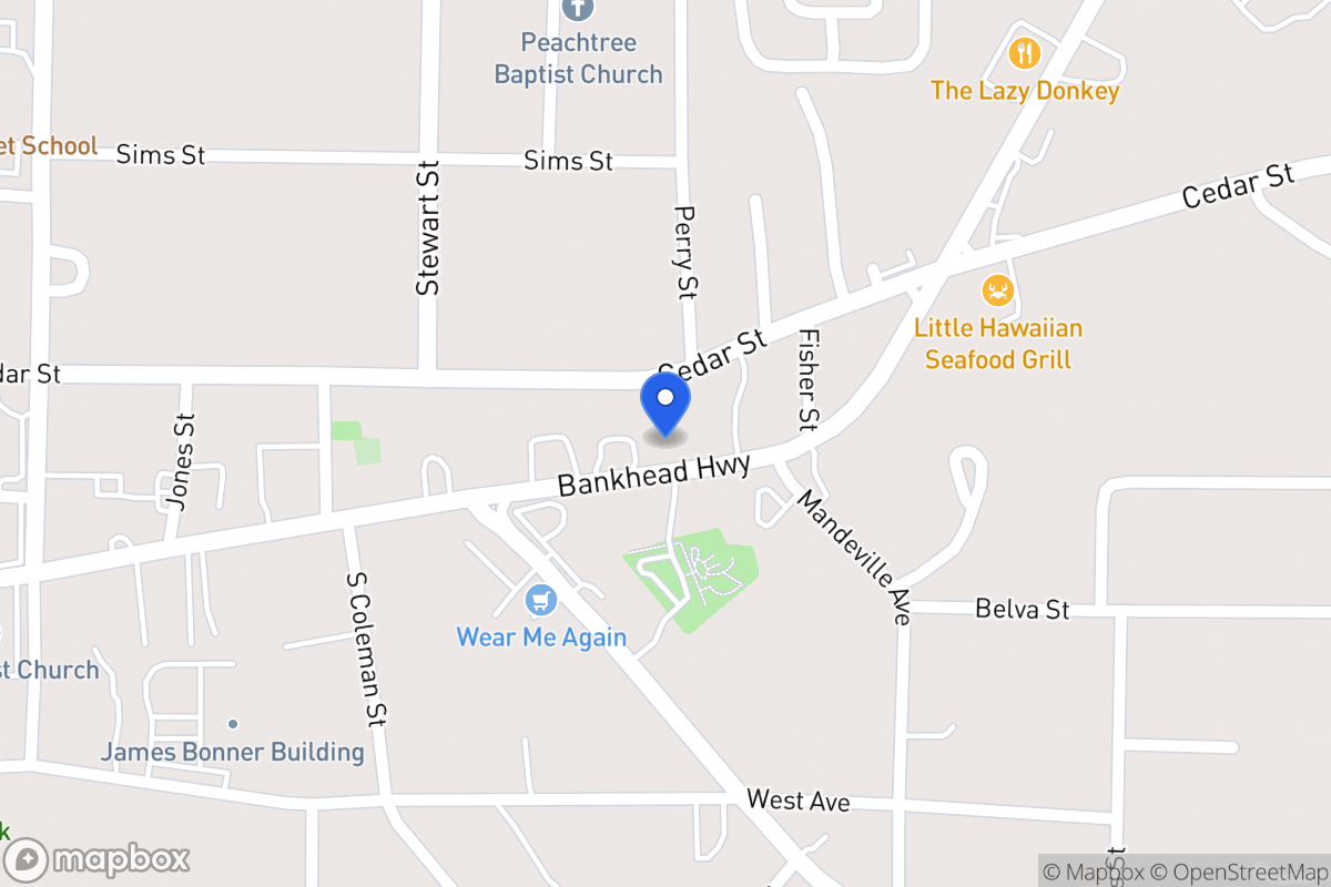 Map of 134 Bankhead Hwy