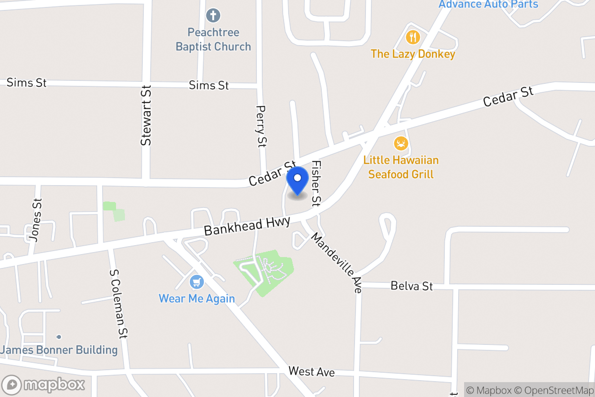 Map of 150 Bankhead Hwy