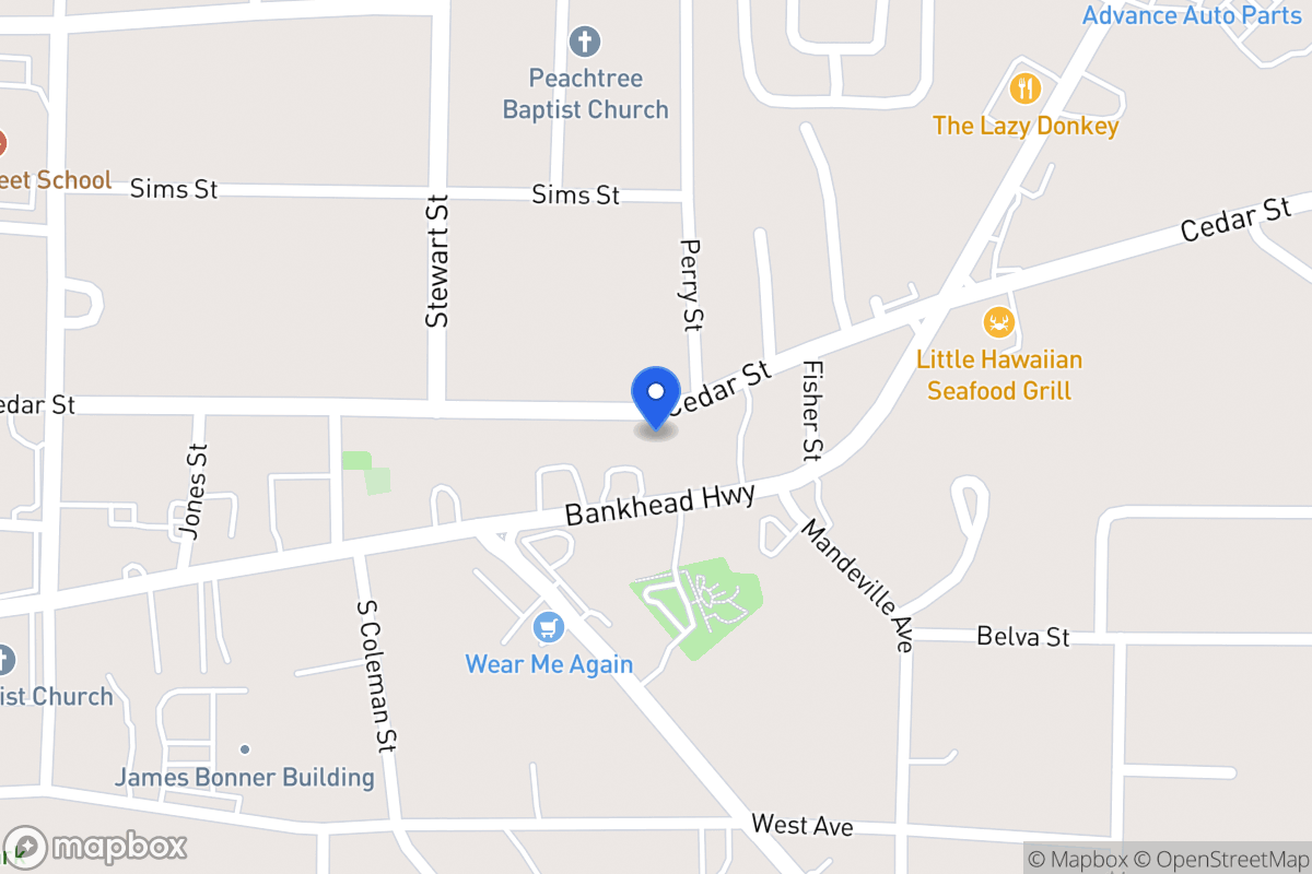 Map of 543 Cedar St