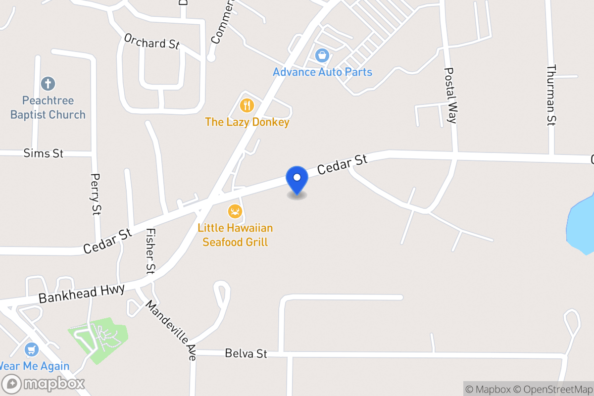 Map of 831 Cedar St