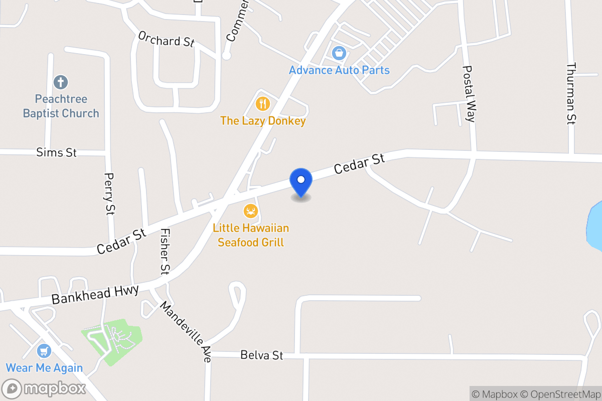 Map of 827 Cedar St