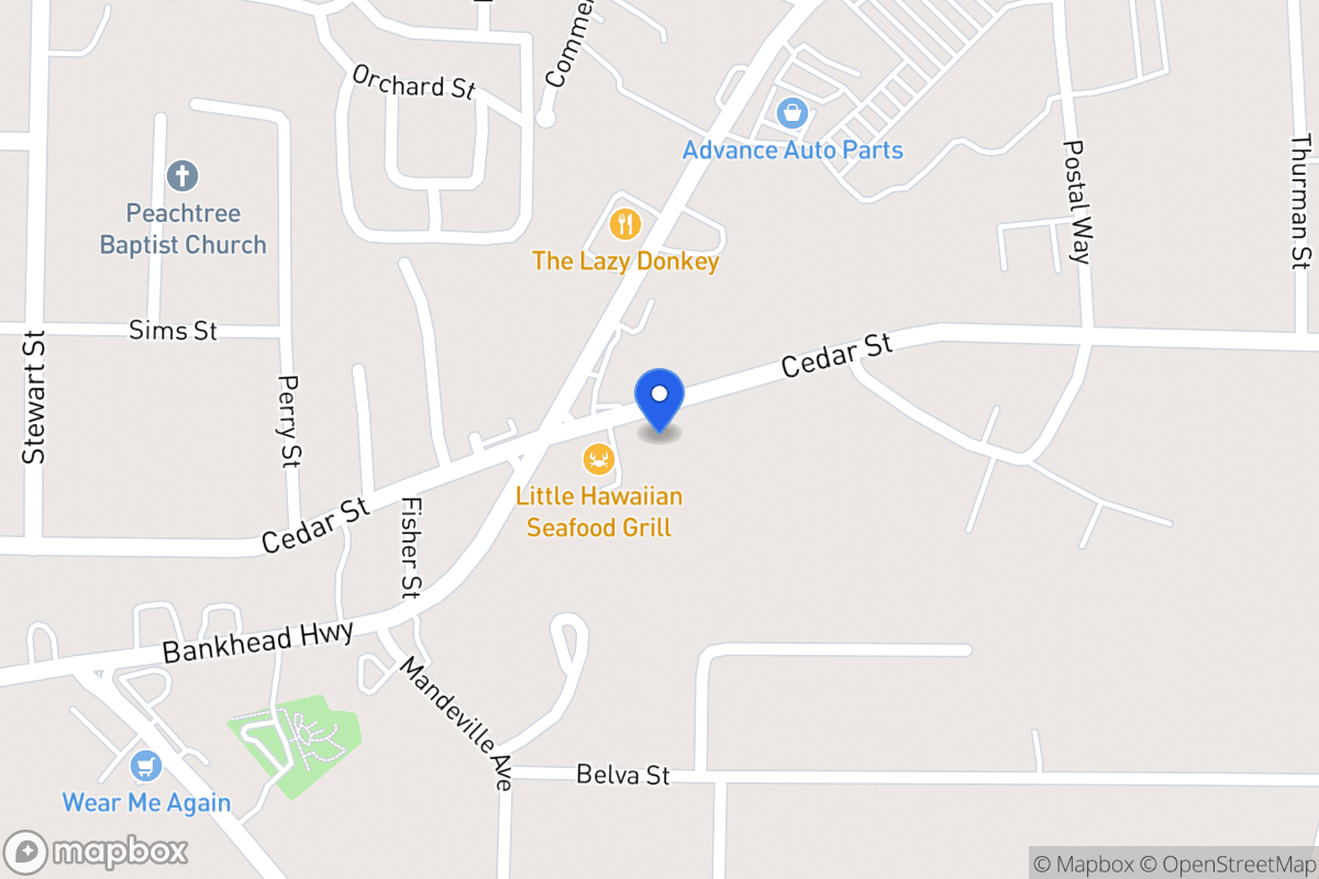Map of 819 Cedar St