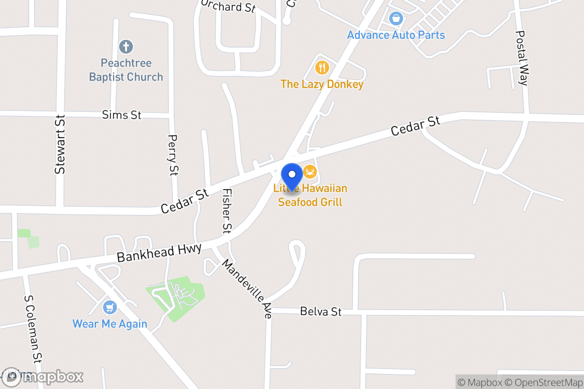 Map of 231 Bankhead Hwy