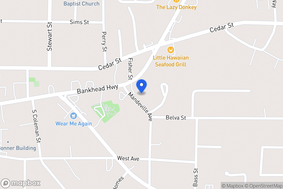 Map of 114 Mandeville Ave