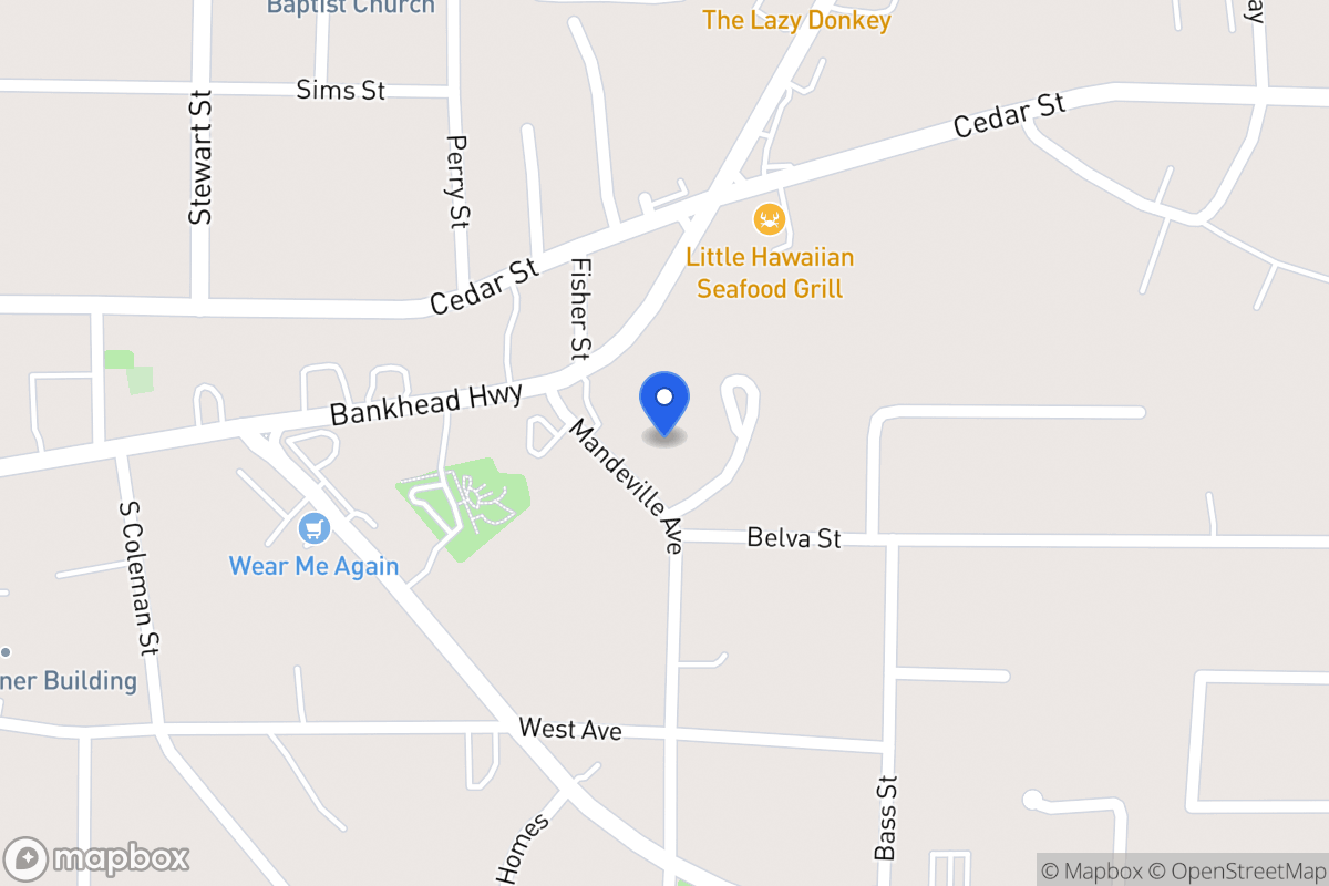 Map of 118 Mandeville Ave