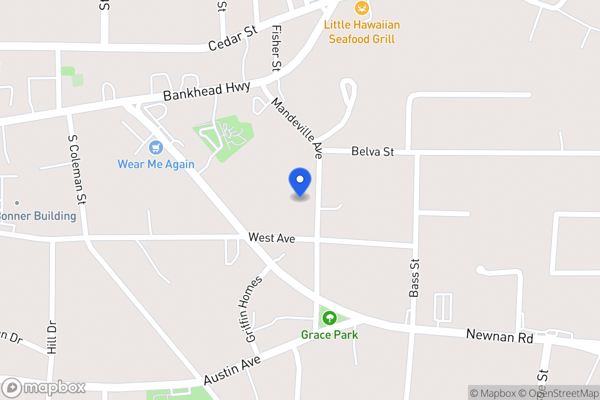 Map of 223 Mandeville Ave