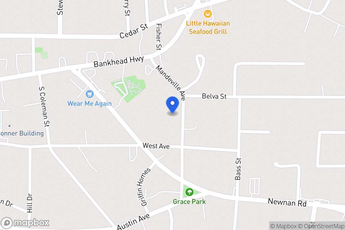 Map of 219 Mandeville Ave