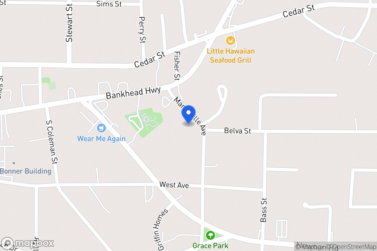 Map of 123 Mandeville Ave