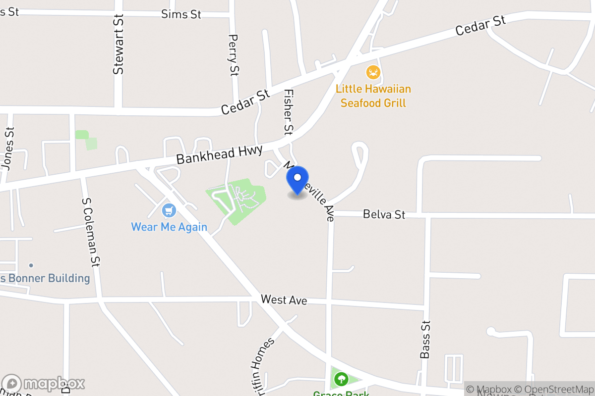 Map of 119 Mandeville Ave