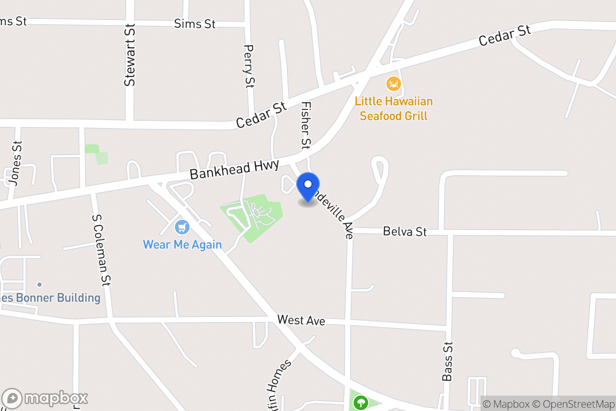 Map of 115 Mandeville Ave