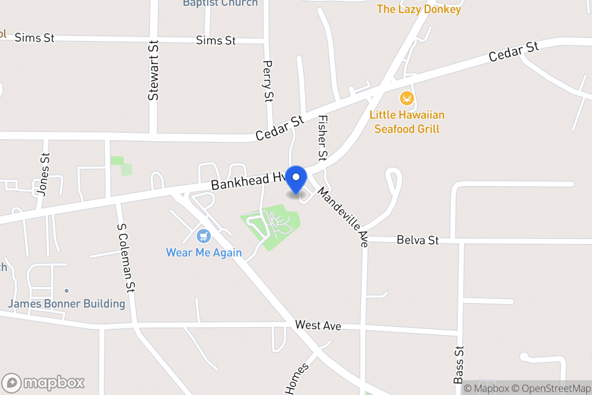 Map of 155 Bankhead Hwy