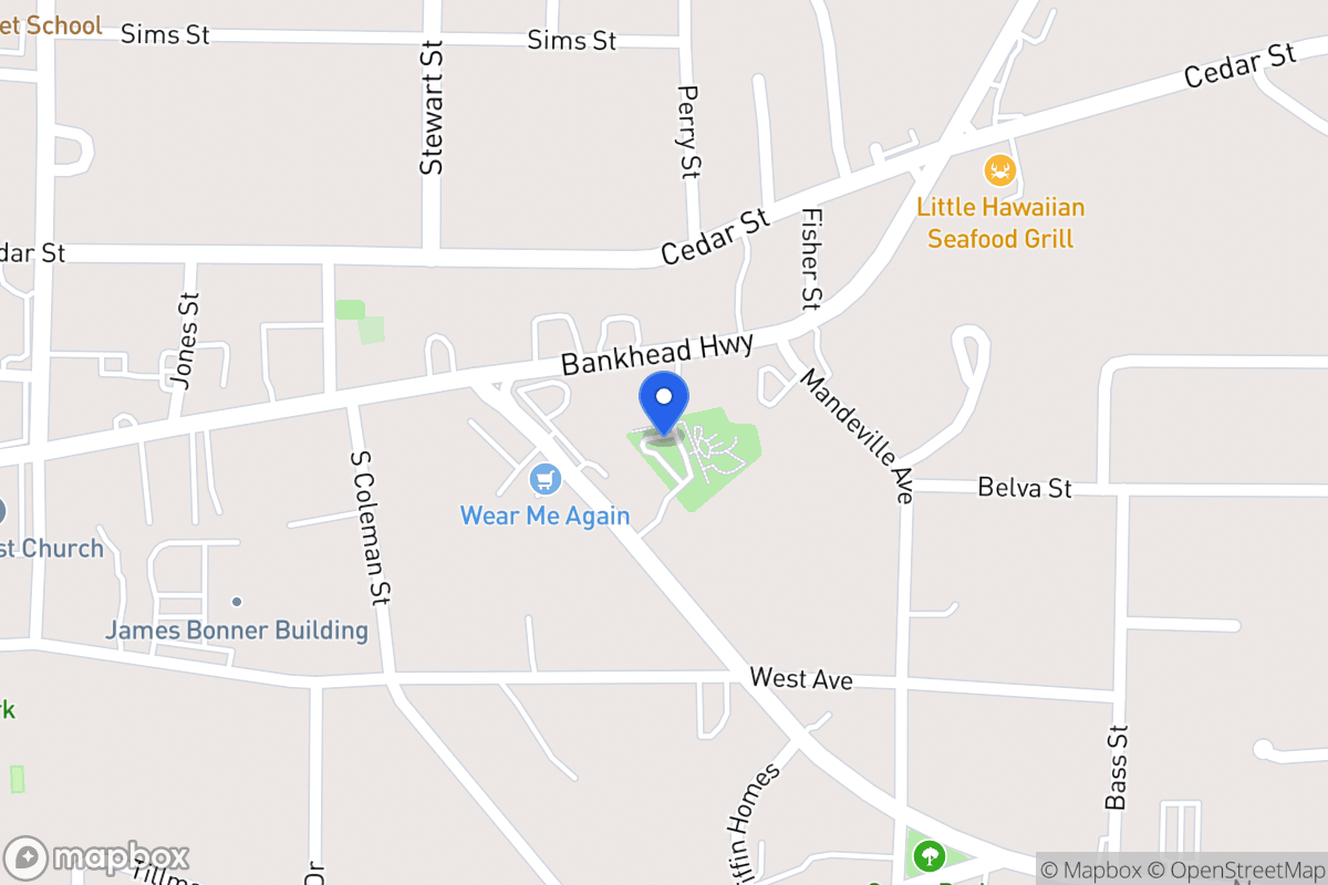 Map of 129 Bankhead Hwy