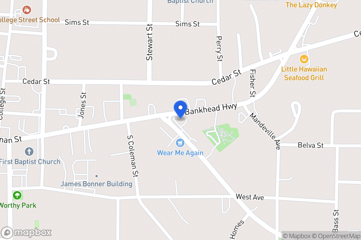 Map of 123 Bankhead Hwy