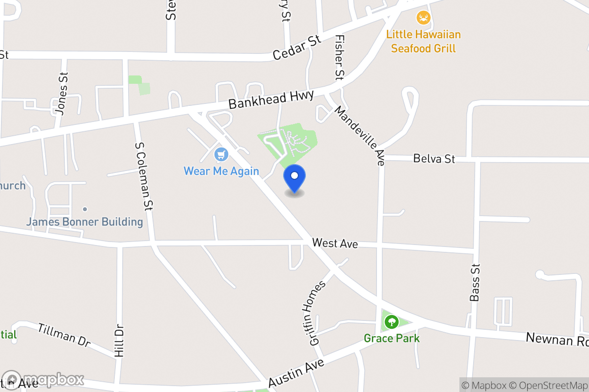 Map of 154 Newnan Rd