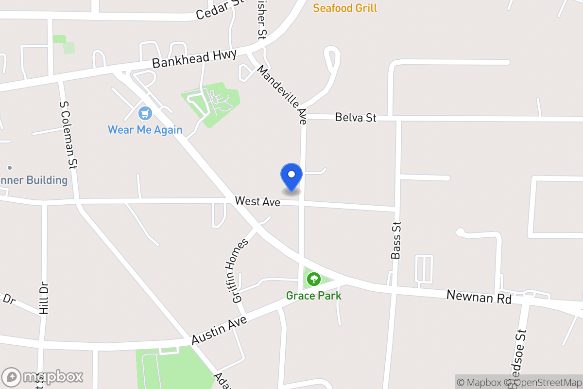 Map of 235 Mandeville Ave