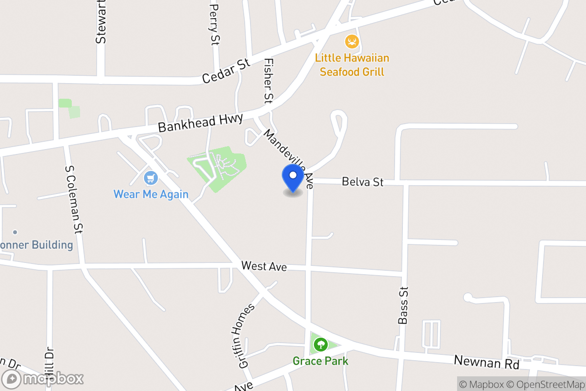 Map of 203 Mandeville Ave