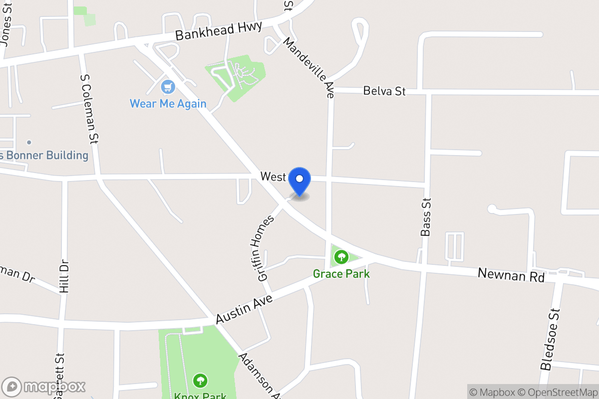 Map of 218 Newnan Rd