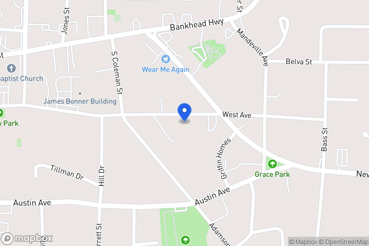 Map of 419 West Ave