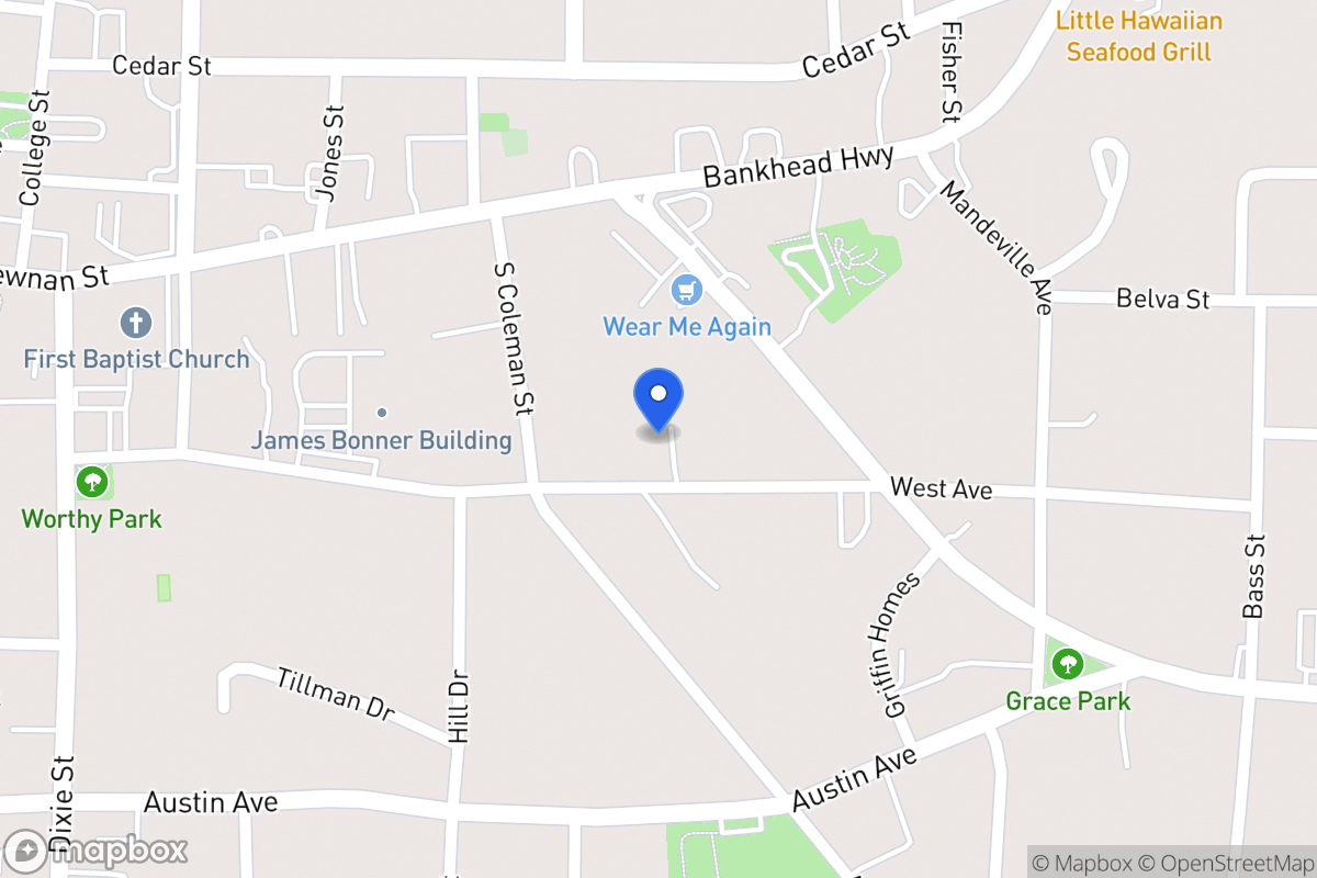 Map of 402 West Ave