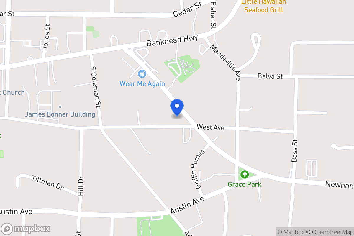 Map of 159 Newnan Rd
