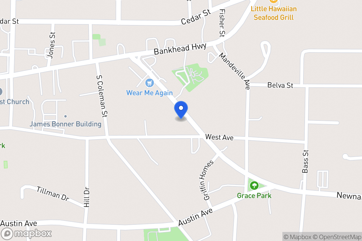 Map of 147 Newnan Rd