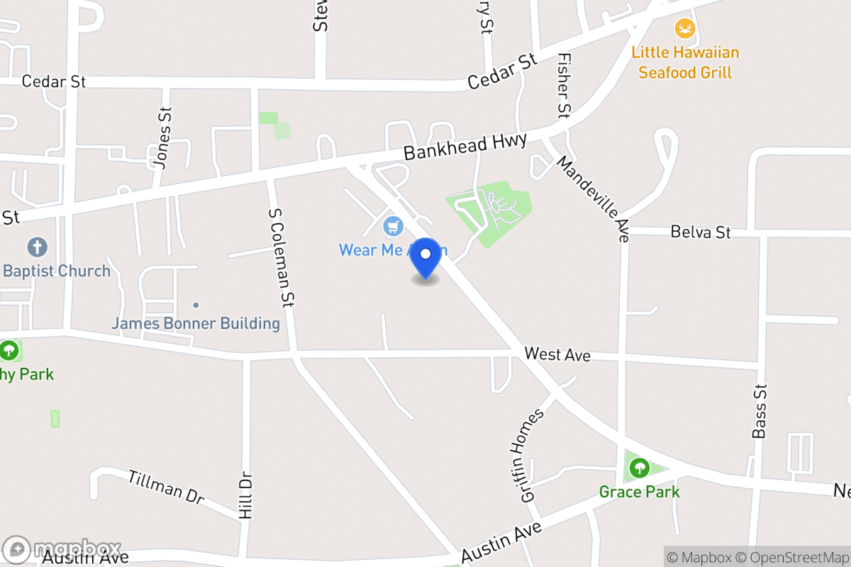 Map of 135 Newnan Rd