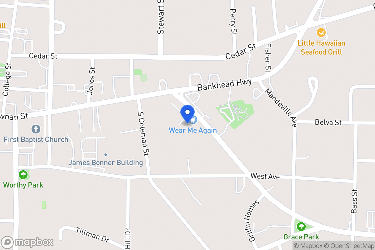 Map of 119 Newnan Rd