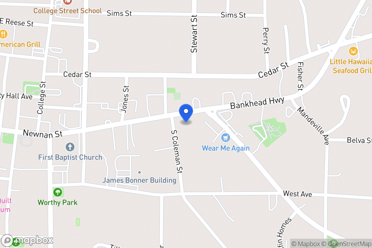 Map of 609 Newnan St