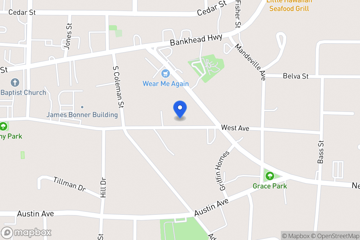 Map of 412 West Ave