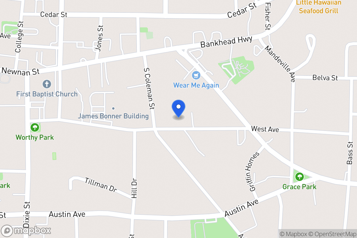 Map of 400 West Ave