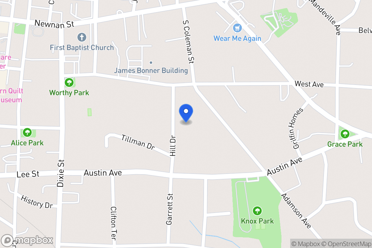 Map of 118 Hill Dr