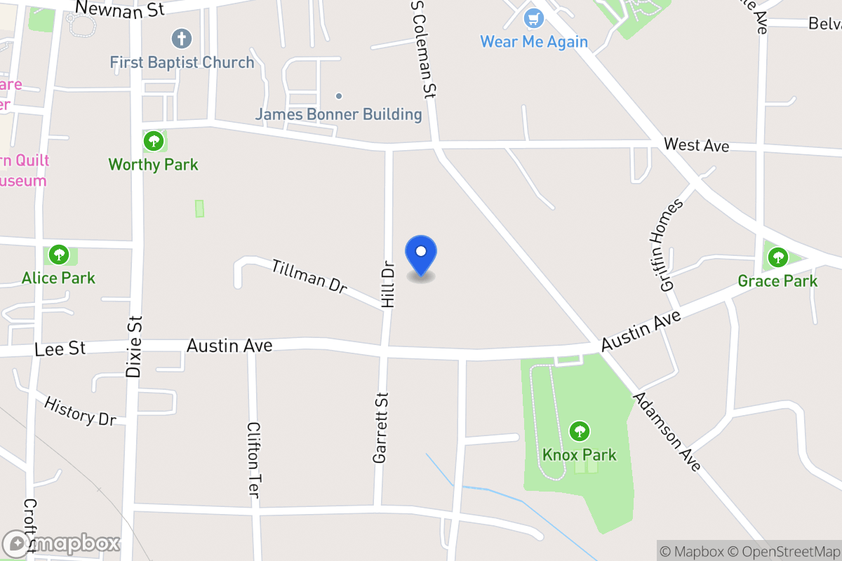 Map of 206 Hill Dr