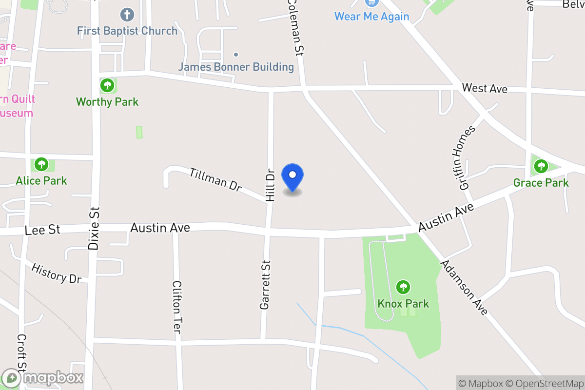 Map of 210 Hill Dr