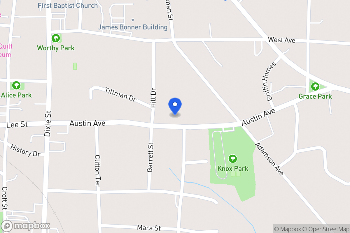 Map of 308 Austin Ave