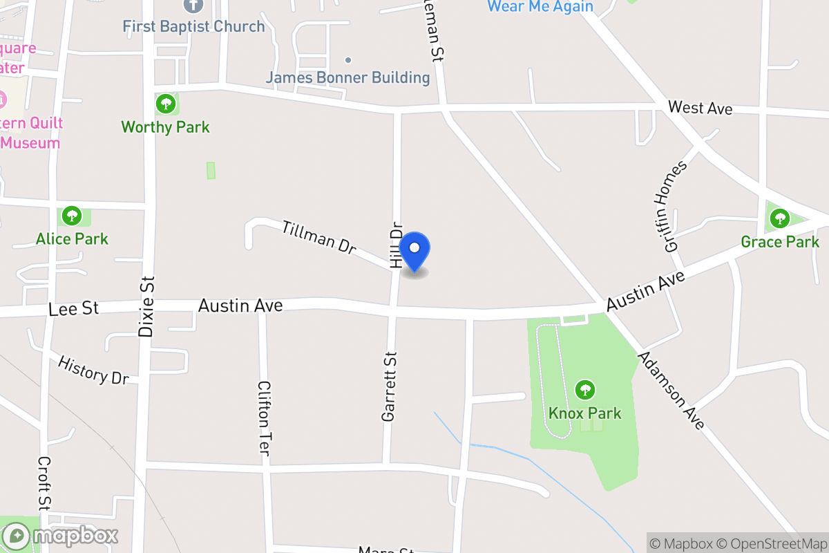 Map of 212 Hill Dr