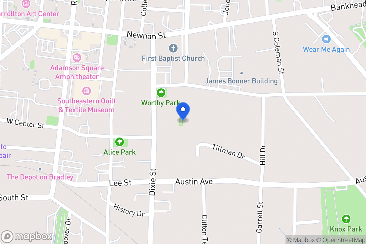Map of 216 Dixie St