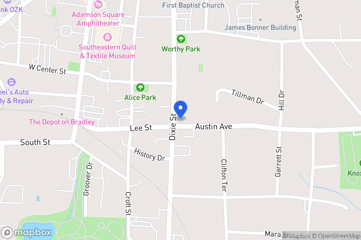 Map of 314 Dixie St