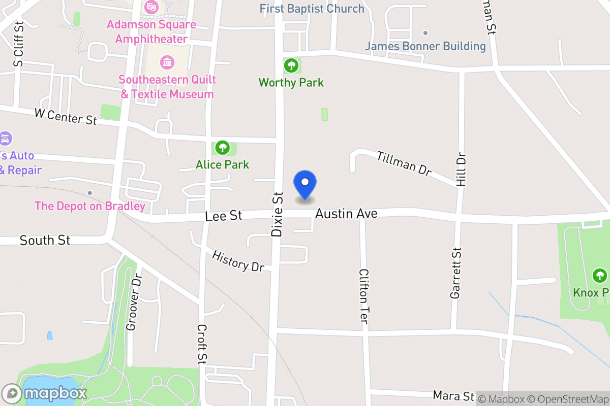 Map of 110 Austin Ave