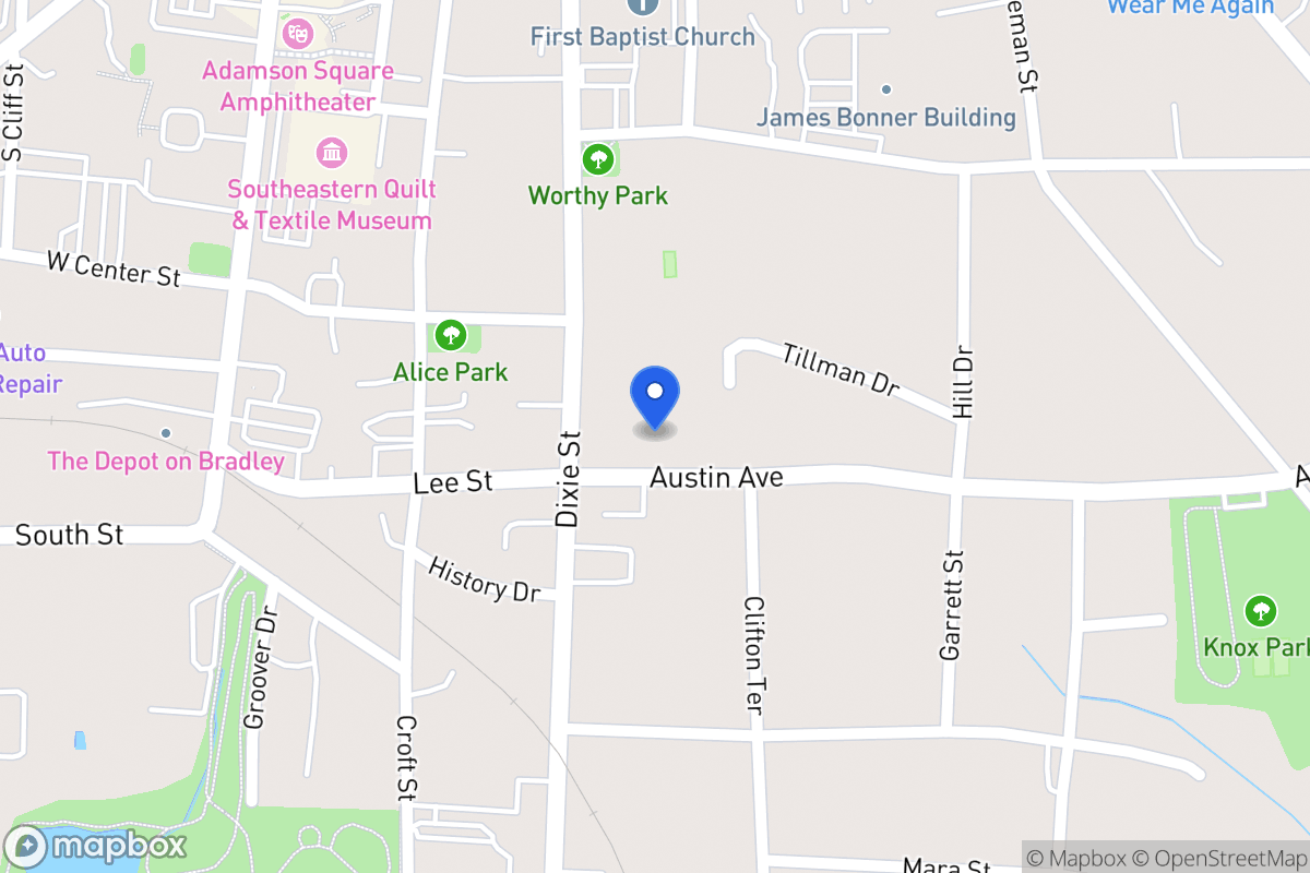 Map of 114 Austin Ave