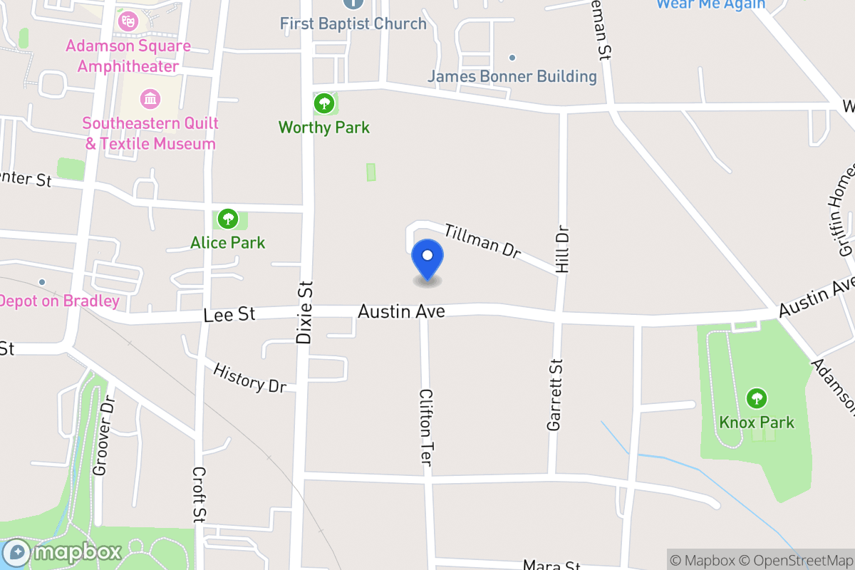 Map of 128 Austin Ave